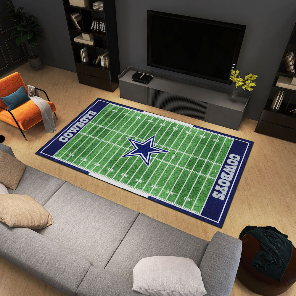 Dallas Cowboys 6x10 Ft Ultra Plush Area Rug