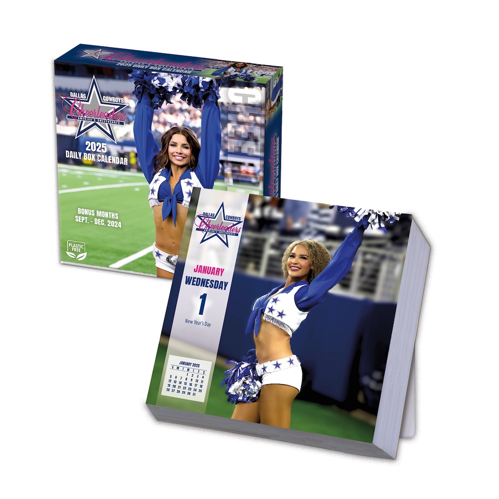 Dallas Cowboys Cheerleaders 2025 NFL Page-A-Day Box Calendar