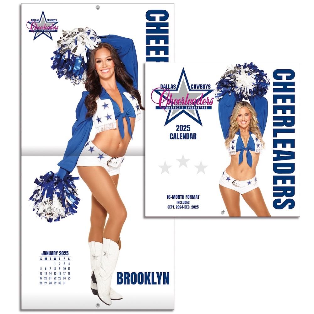 Dallas Cowboys Cheerleaders 2025 Mini Wall Calendar