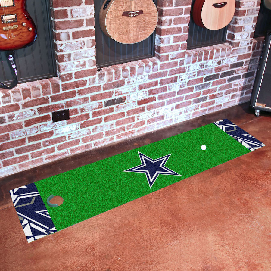 Dallas Cowboys NFL X-FIT Putting Green Mat 18 x 72