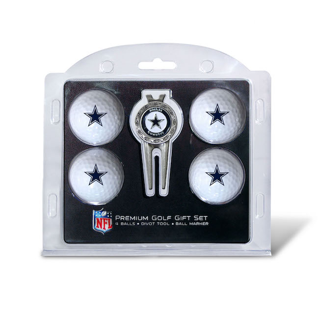 Dallas Cowboys 4 Golf Ball and Divot Tool Set