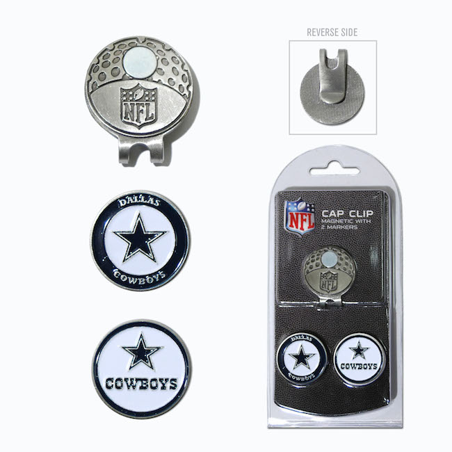 Dallas Cowboys Hat Clip With 2 Ball Markers