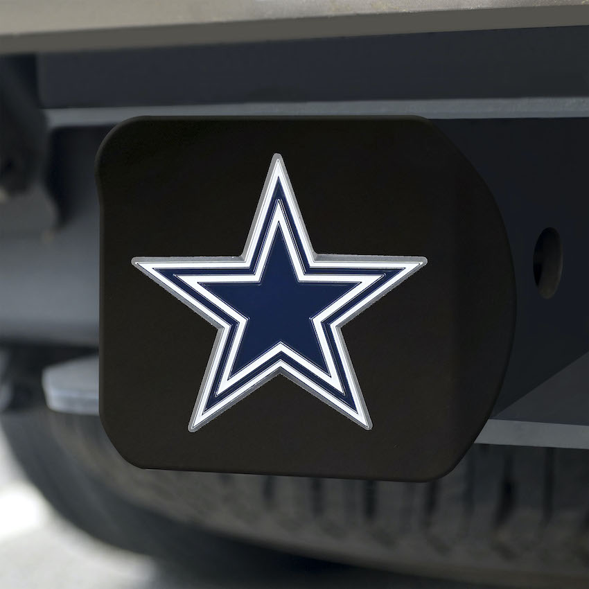 Dallas Cowboys Black and Color Trailer Hitch Cover