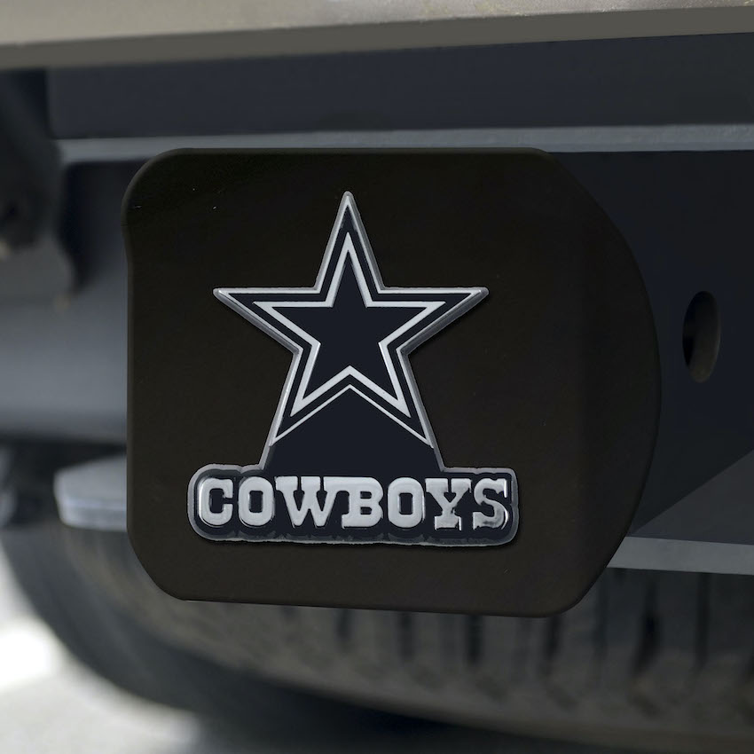 Dallas Cowboys BLACK Trailer Hitch Cover