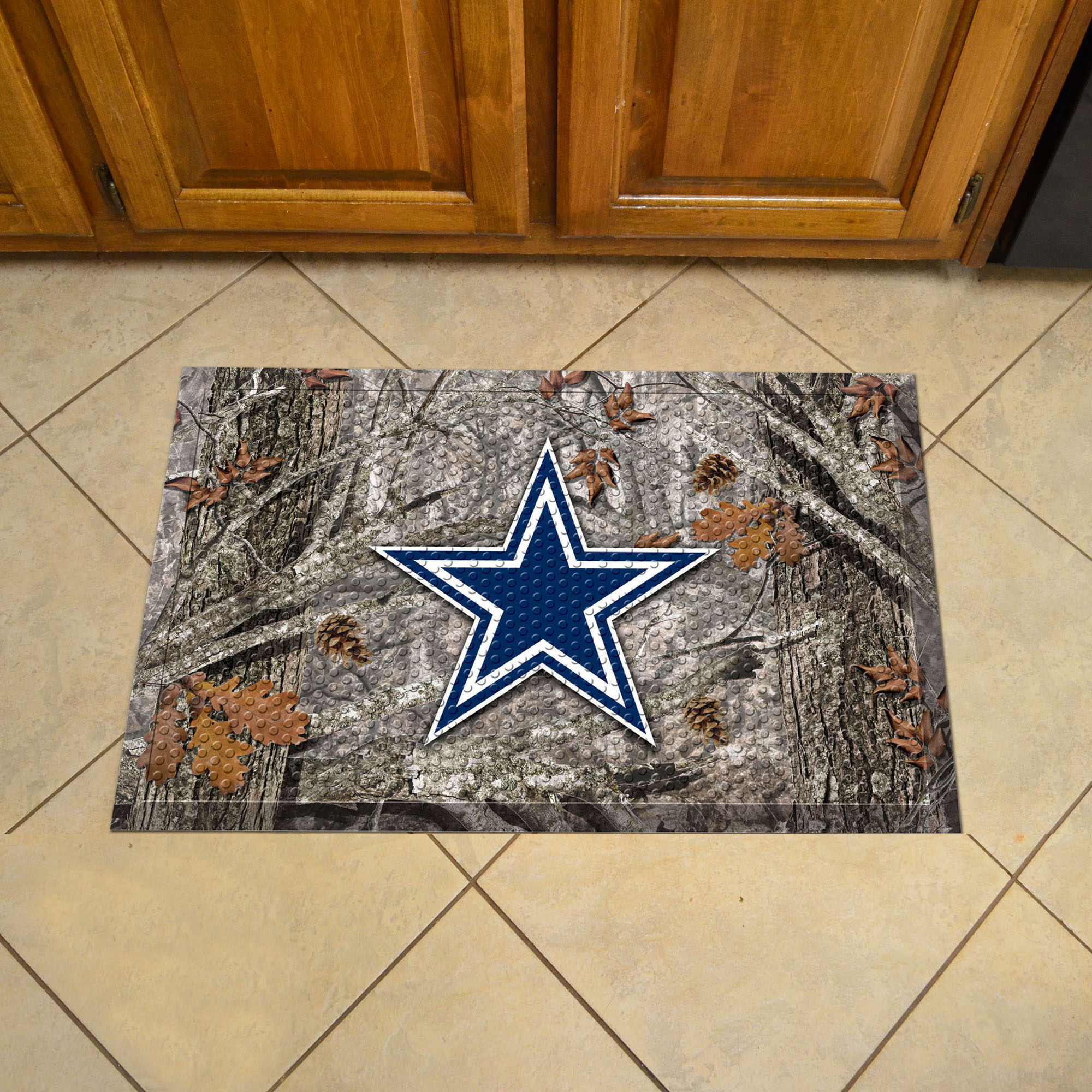 Dallas Cowboys Camo Style SCRAPER Door Mat