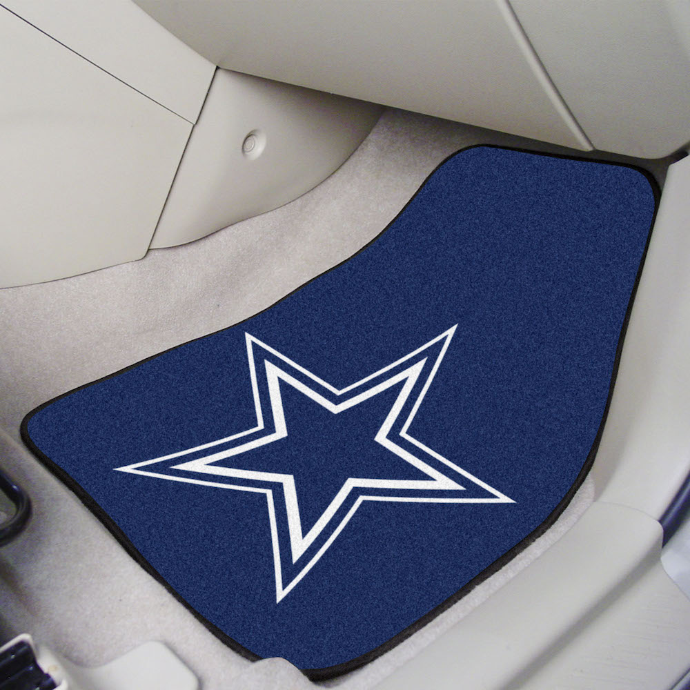 Dallas Cowboys Car Floor Mats 18 x 27 Carpeted-Pair