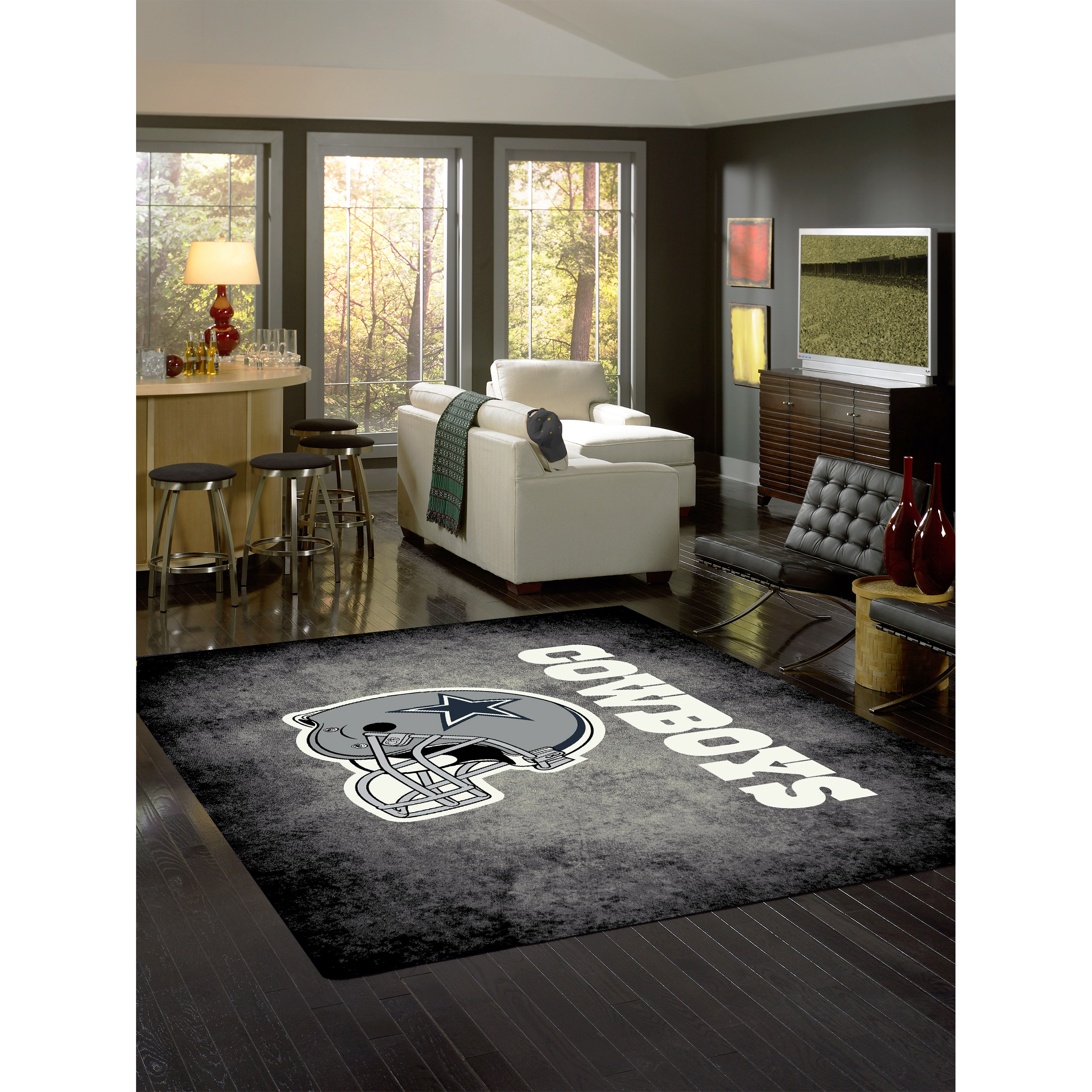 Dallas Cowboys 4 X 6 DISTRESSED Rug