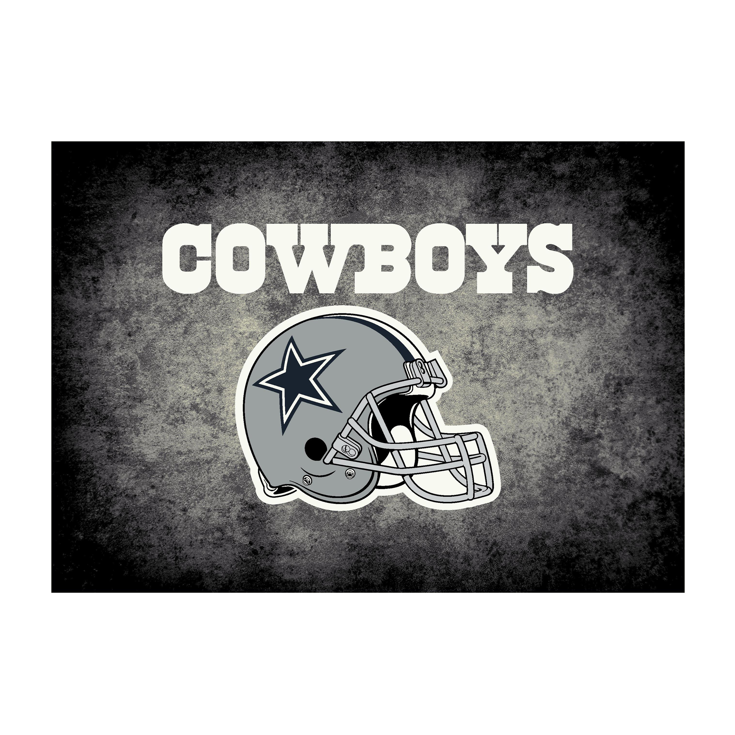 Dallas Cowboys 8 X 11 DISTRESSED Rug