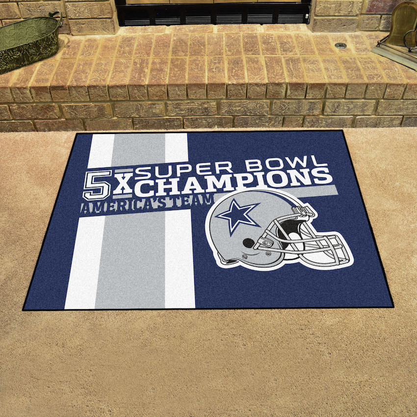 Dallas Cowboys DYNASTY Floor Mat - 34 x 43 inch All Star style