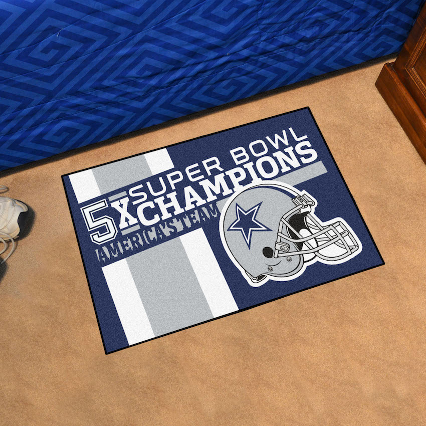 Dallas Cowboys DYNASTY Floor Mat - 20 x 30 inch Starter style