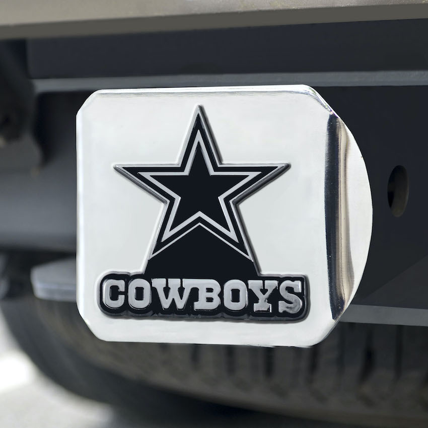 Dallas Cowboys Chrome Trailer Hitch Cover