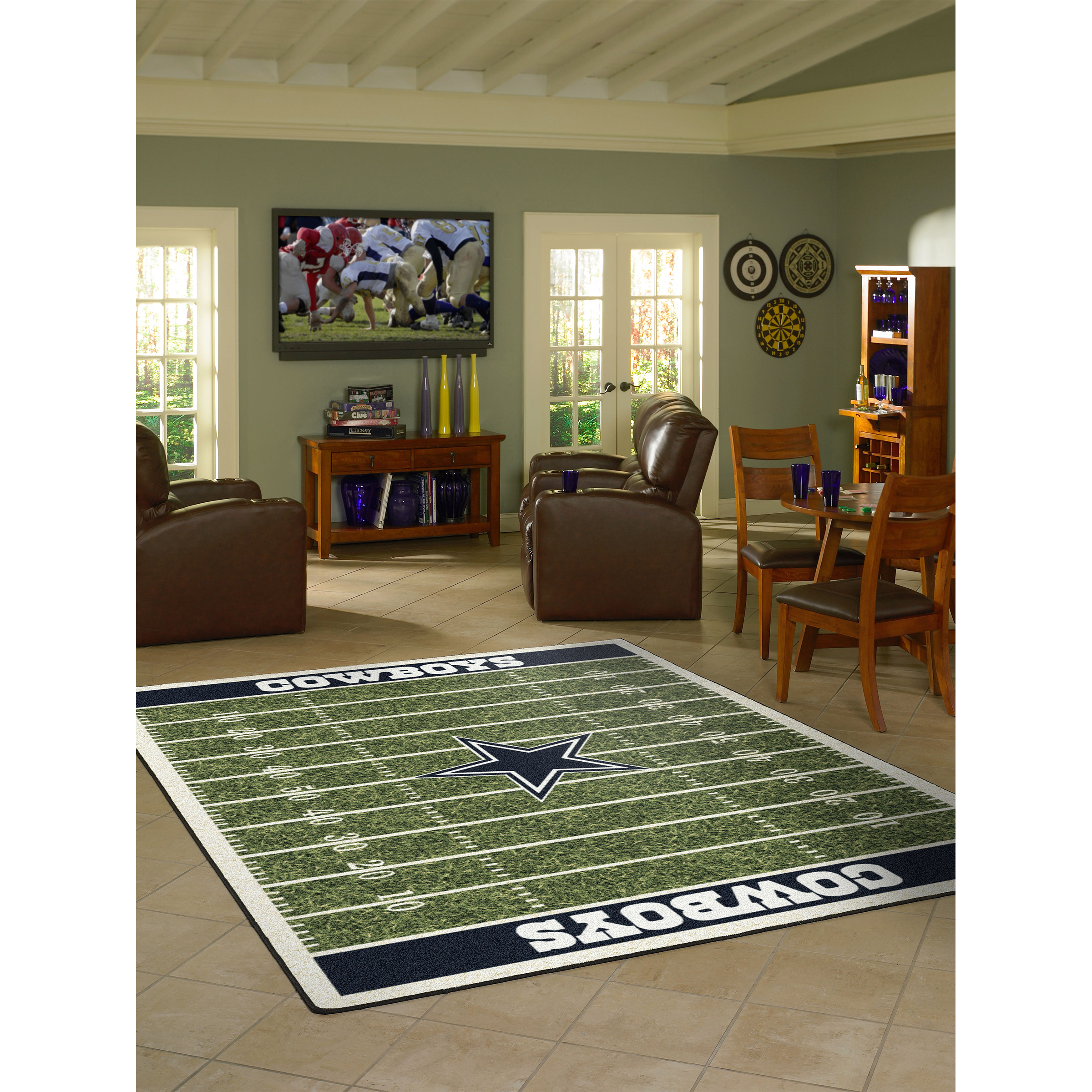 Dallas Cowboys 4 X 6 HOMEFIELD Rug