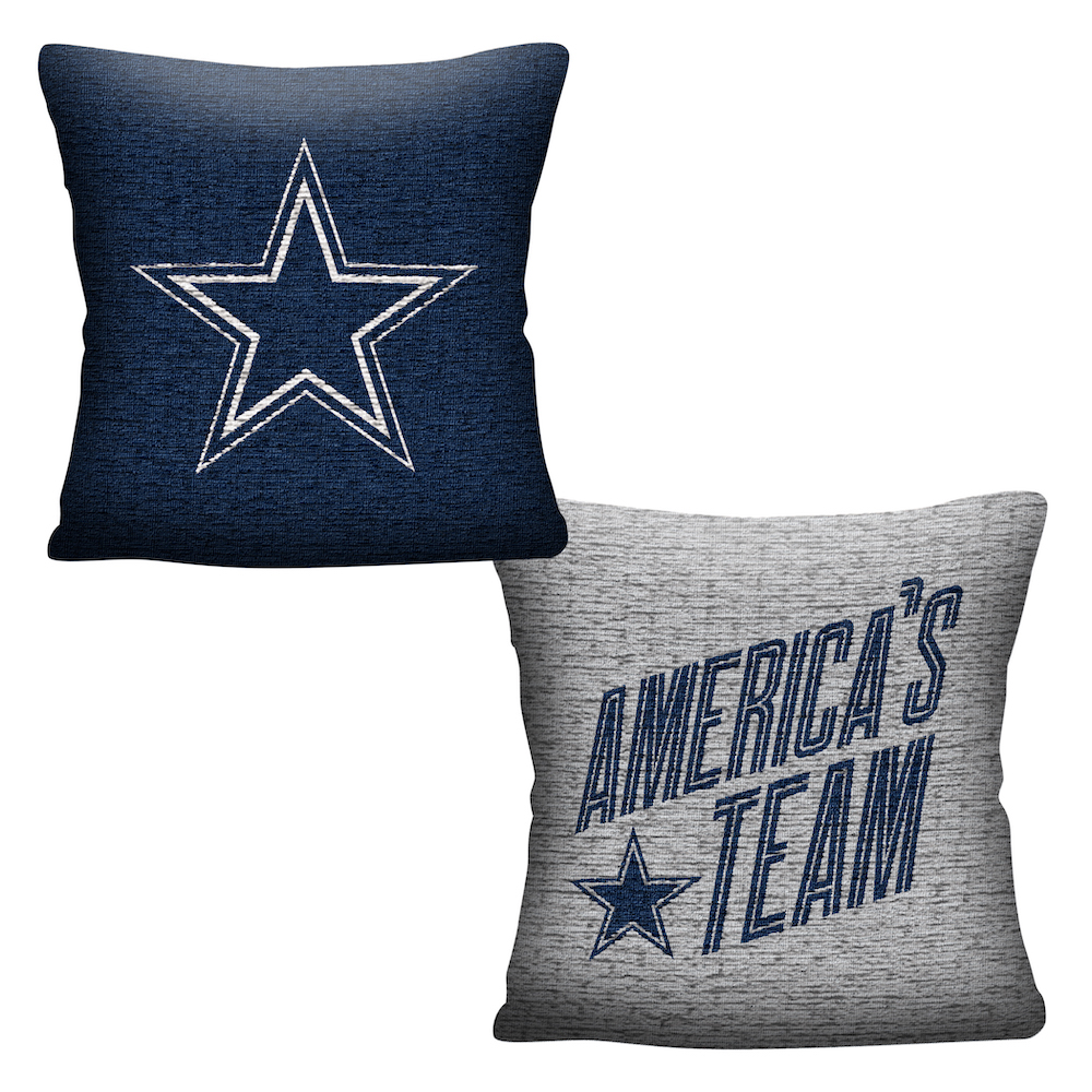 Dallas Cowboys Double Sided INVERT Woven Pillow