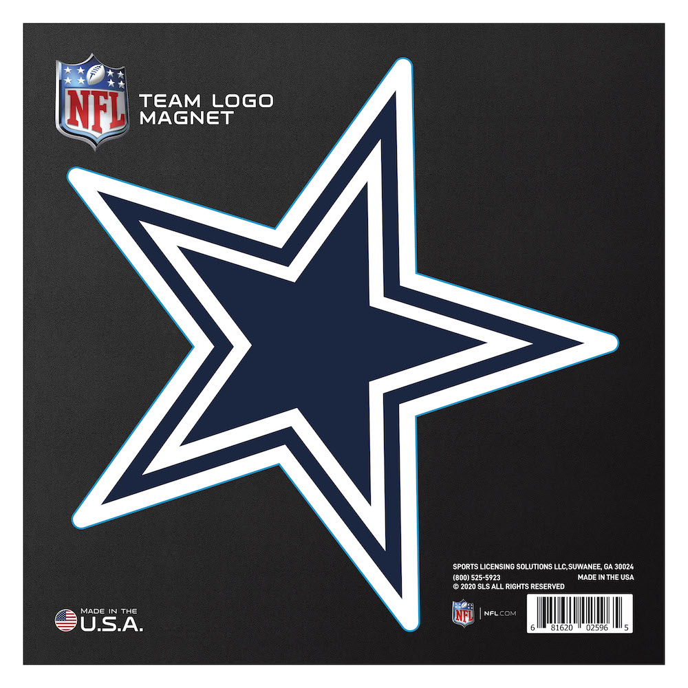 Dallas Cowboys Large Team Logo Magnet - Indoor Outdoor