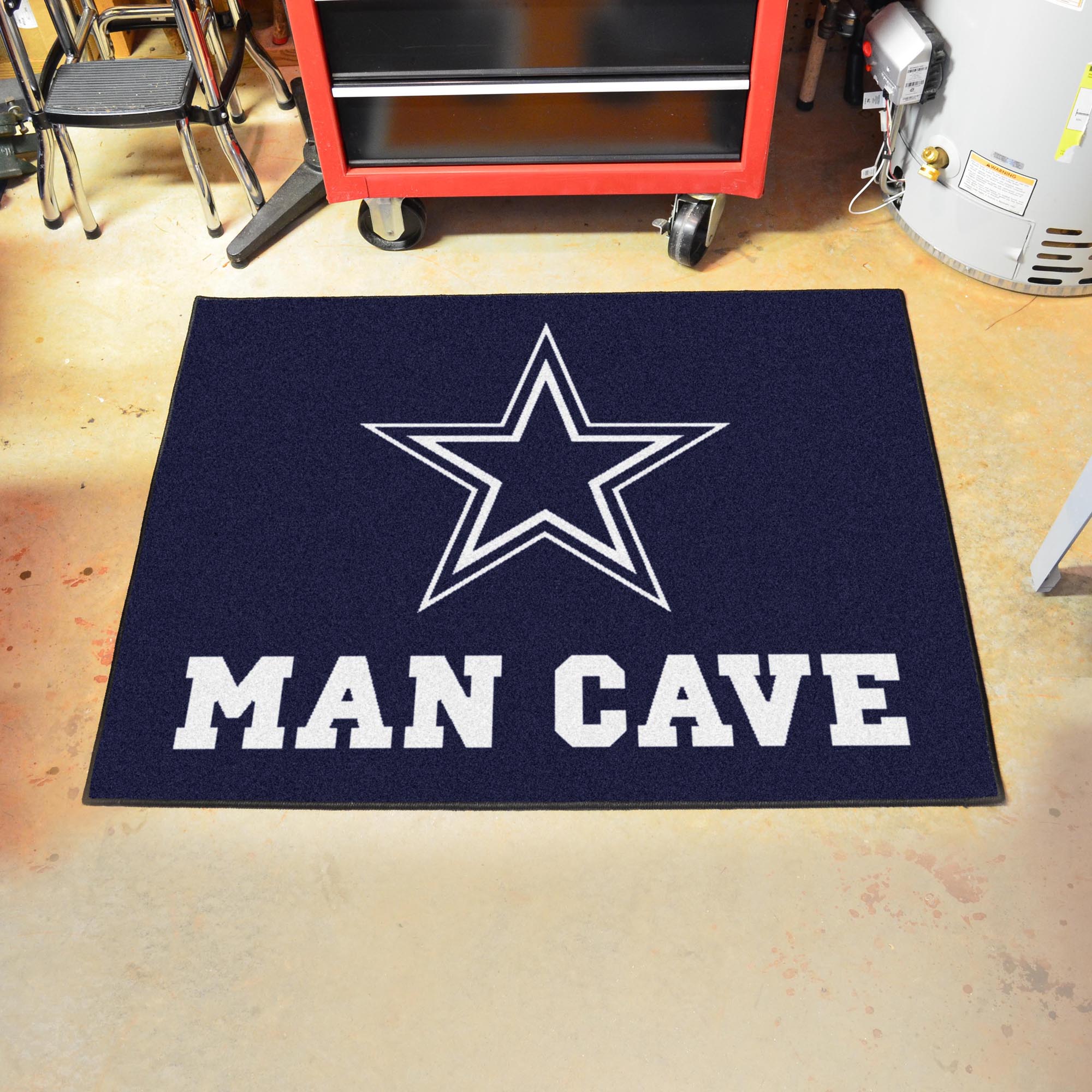 Floor Mats - FanMats - NFL - Dallas Cowboys Man Cave All-Star Mat 34x45