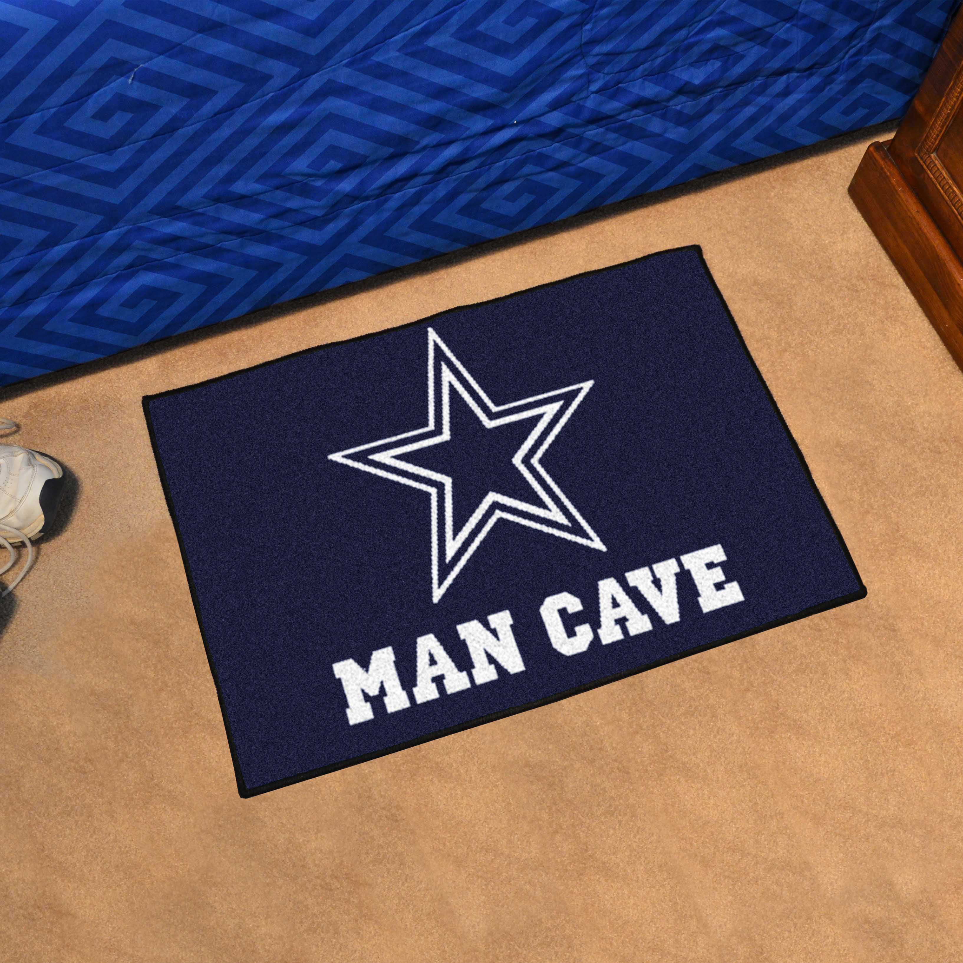 Dallas Cowboys Man Cave 20 X 30 Starter Floor Mat Buy At