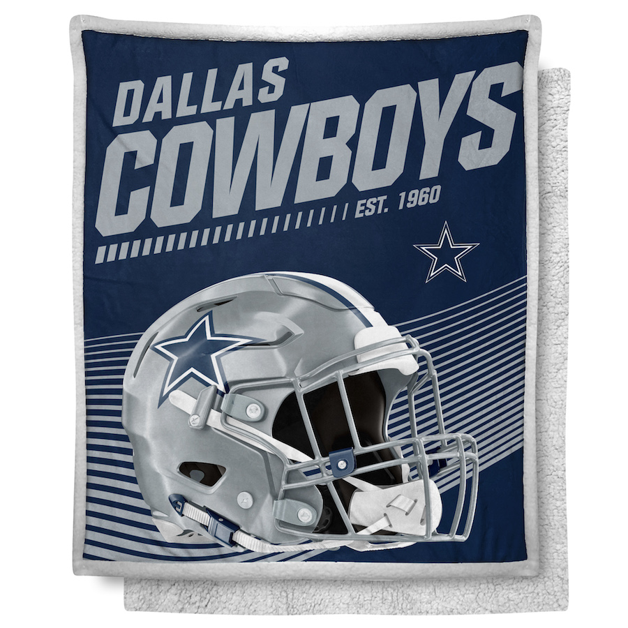 Dallas Cowboys Mink SHERPA Throw Blanket