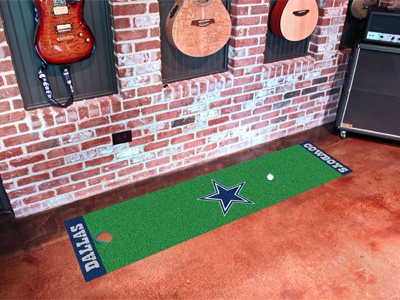 Dallas Cowboys Putting Green Mat 18 x 72