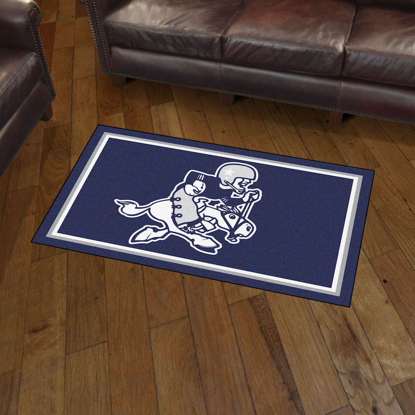 Dallas Cowboys Vintage 3x5 Area Rug Throwback Logo