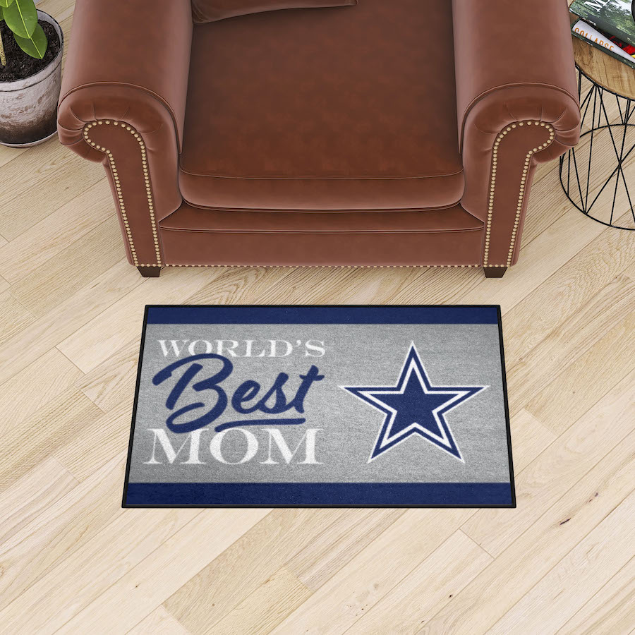 Dallas Cowboys 20 x 30 WORLDS BEST MOM Floor Mat