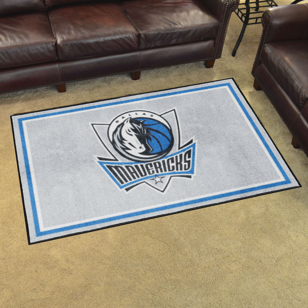 Dallas Mavericks 4x6 Area Rug - 2nd Logo