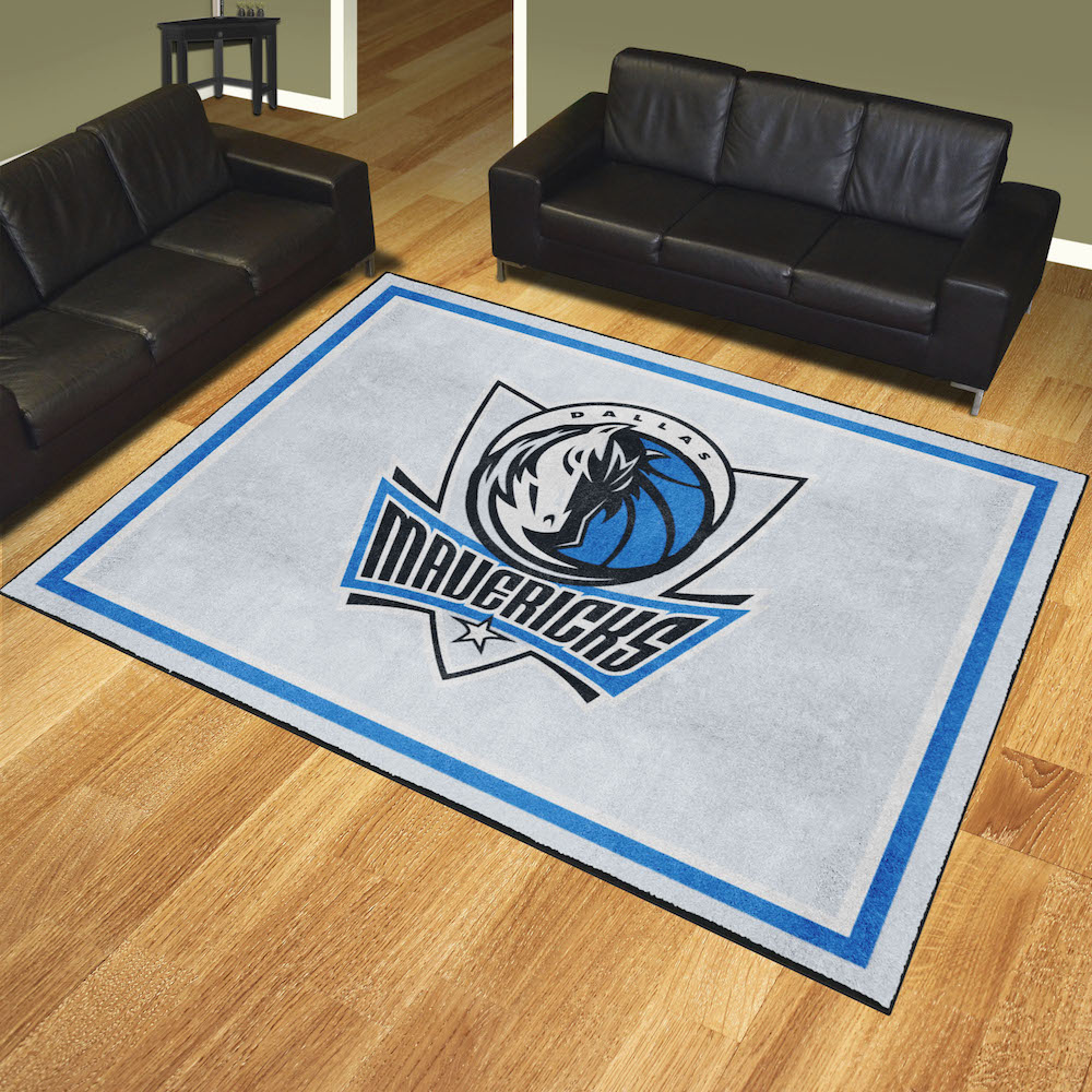 Dallas Mavericks Ultra Plush 8x10 Area Rug - 2nd Logo