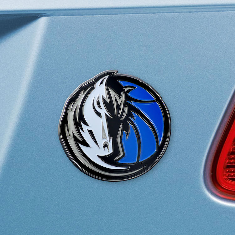 Dallas Mavericks Color Metal Auto Emblem