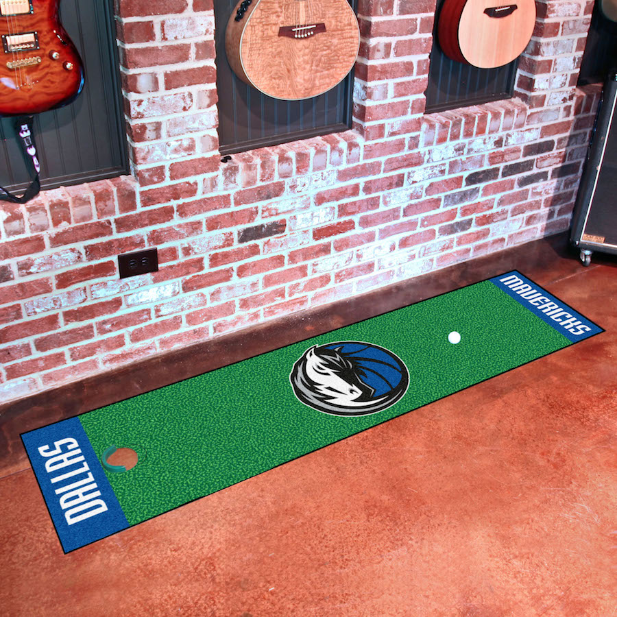 Dallas Mavericks Putting Green Mat 18 x 72