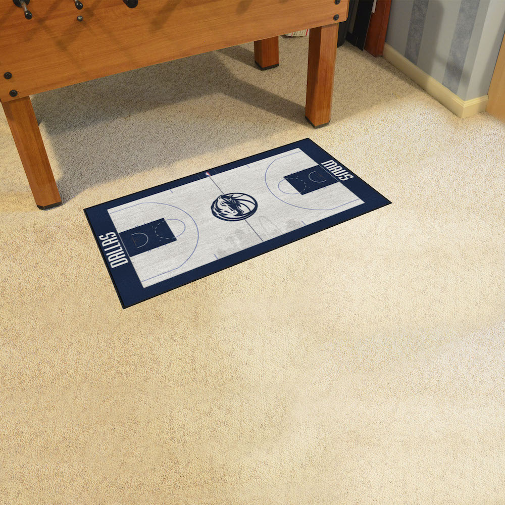 Dallas Mavericks 24 x 44 Basketball Court Carpet Runner