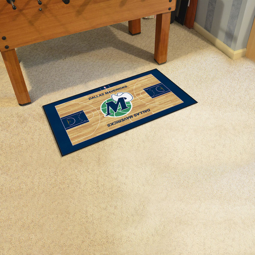 Fanmats NBA Retro Dallas Mavericks Court Runner Rug - 24in. x 44in.