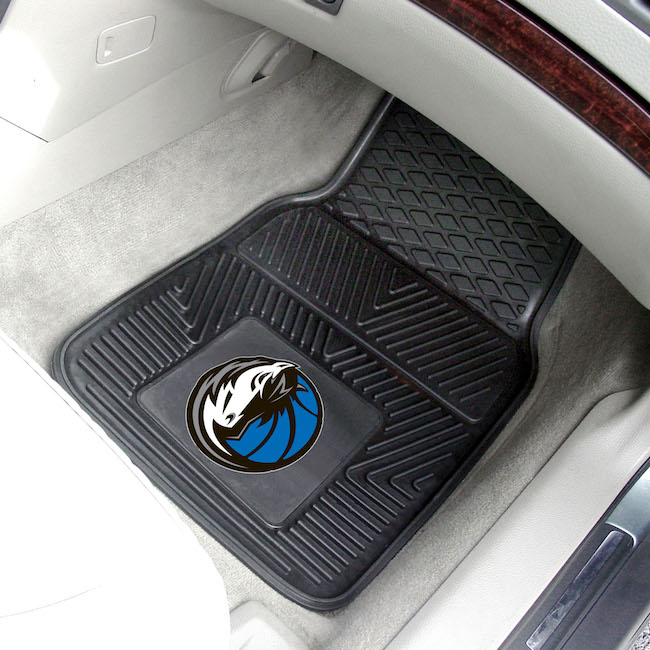 Dallas Mavericks Car Floor Mats 18 x 27 Heavy Duty Vinyl Pair