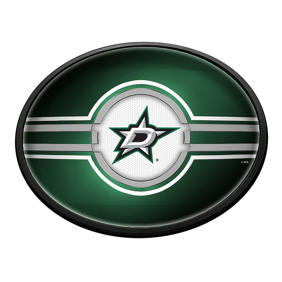 Dallas Stars Slimline LED Wall Sign ~ OVAL