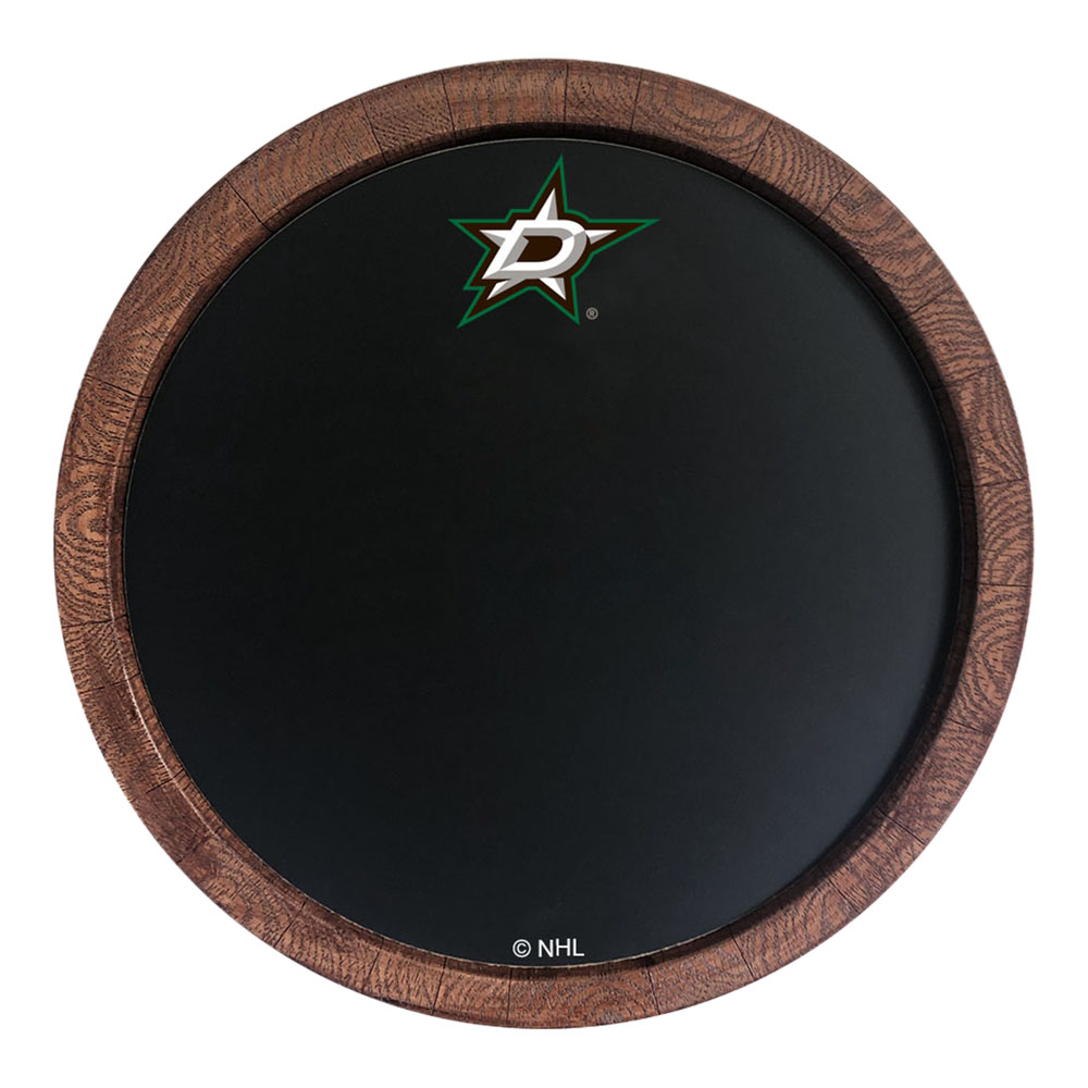 Dallas Stars Chalkboard FAUX Barrel Top Sign