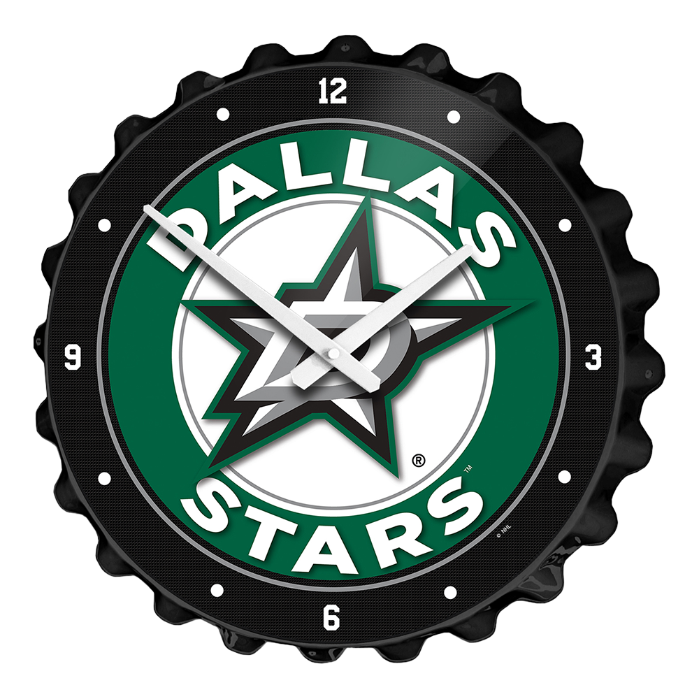 Dallas Stars Bottle Cap Wall Clock