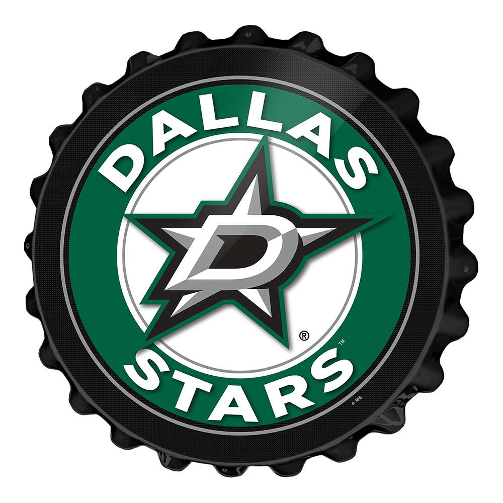 Dallas Stars Bottle Cap Wall Sign