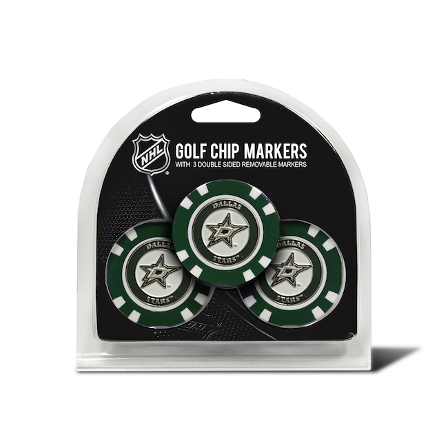 Dallas Stars 3 Pack Golf Chips