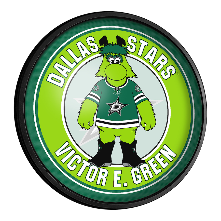 Dallas Stars MASCOT Slimline LED Wall Sign