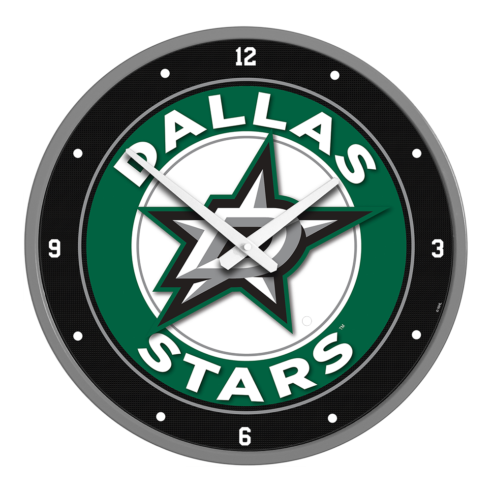 Dallas Stars Modern Disc Wall Clock