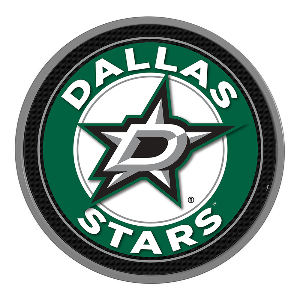 Dallas Stars Modern Disc Wall Sign