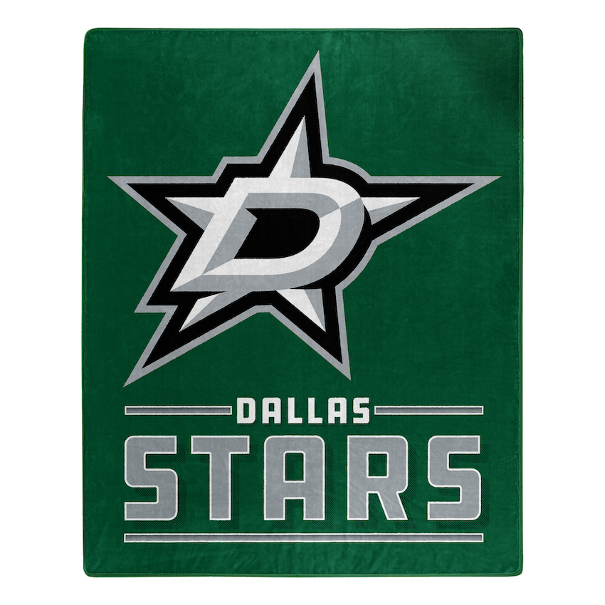 Dallas Stars Plush Fleece Raschel Blanket 50 x 60