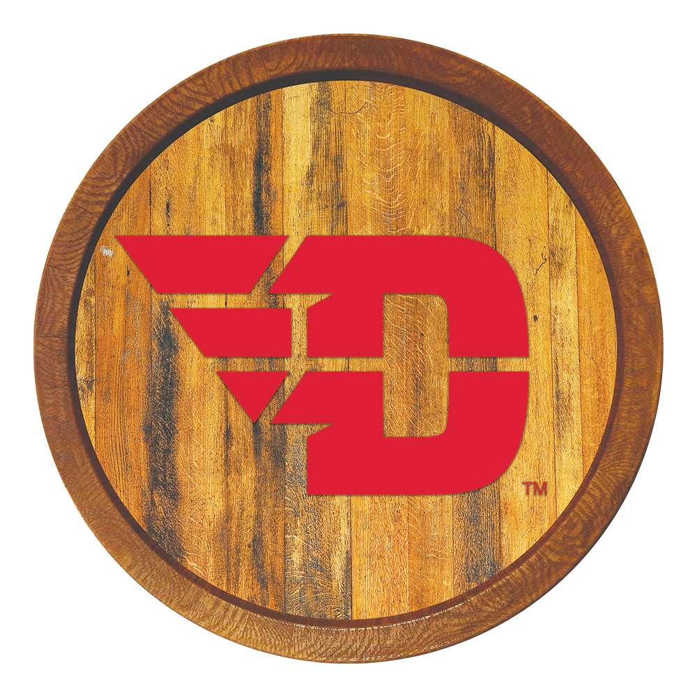 Dayton Flyers FAUX Barrel Top Sign