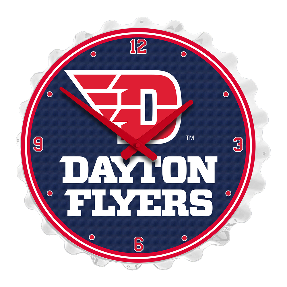 Dayton Flyers Bottle Cap Wall Clock