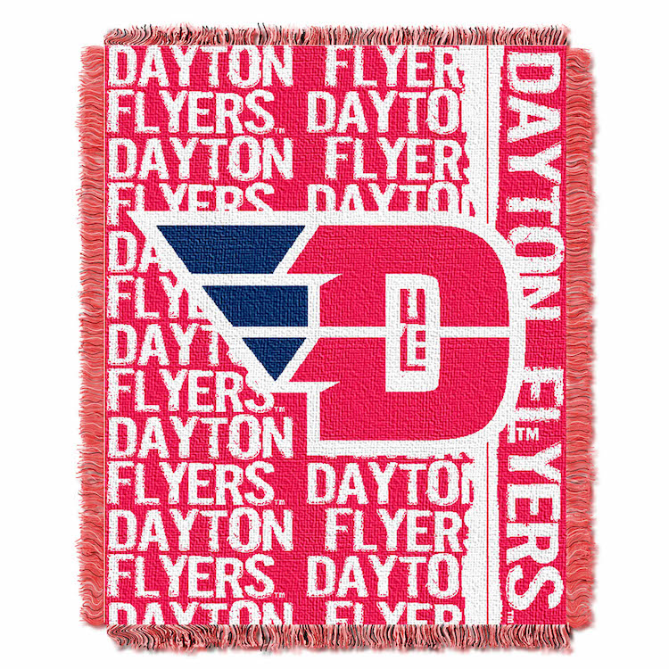 Dayton Flyers Double Play Tapestry Blanket 48 x 60