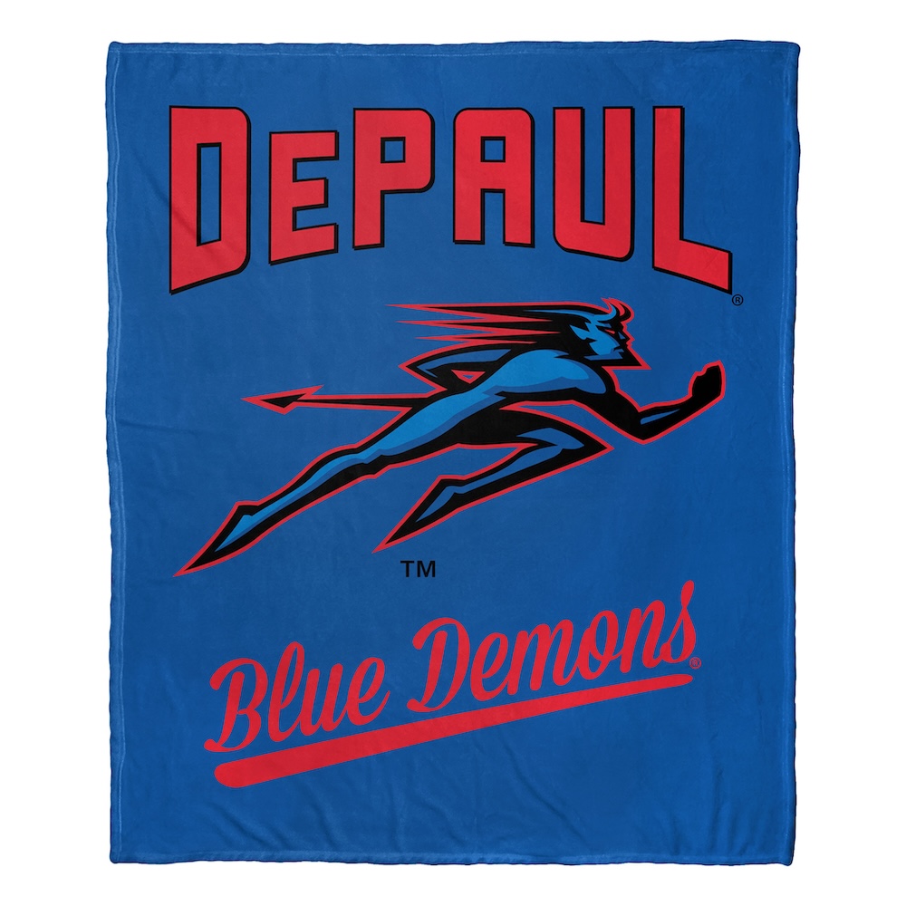 DePaul Blue Demons ALUMNI Silk Touch Throw Blanket 50 x 60 inch