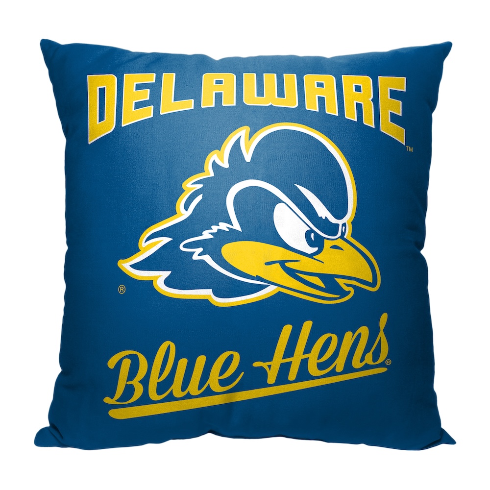 Delaware Blue Hens ALUMNI Decorative Throw Pillow 18 x 18 inch