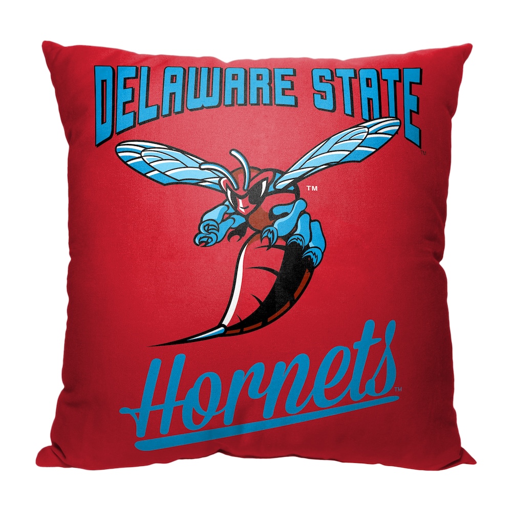 Delaware State Hornets ALUMNI Decorative Throw Pillow 18 x 18 inch