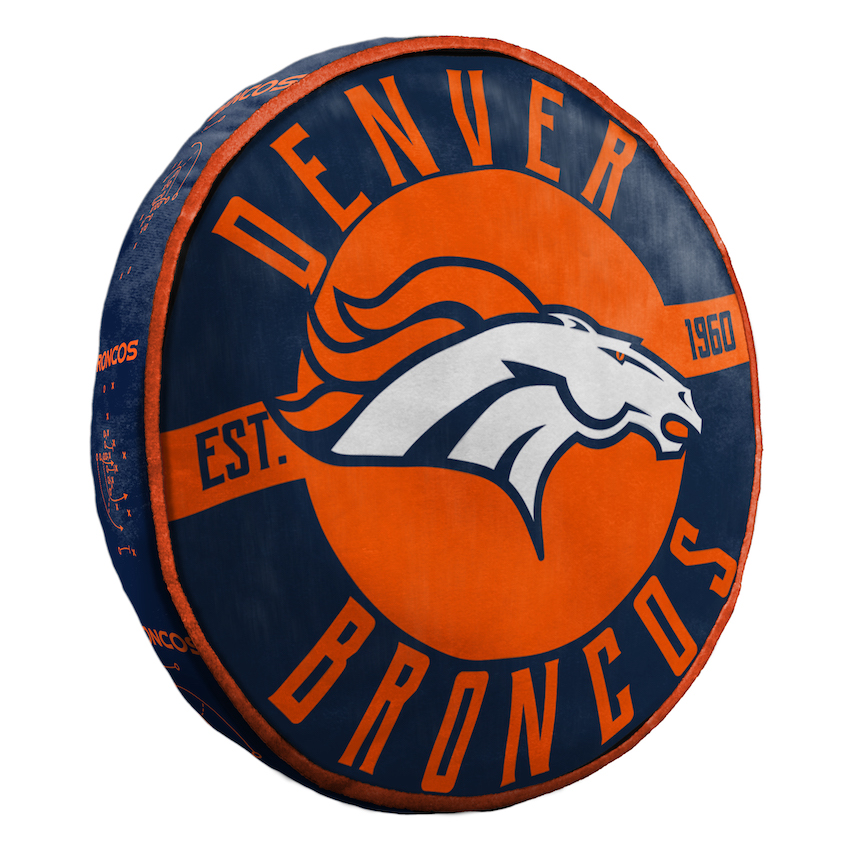 Denver Broncos Travel Cloud Pillow - 15 inch