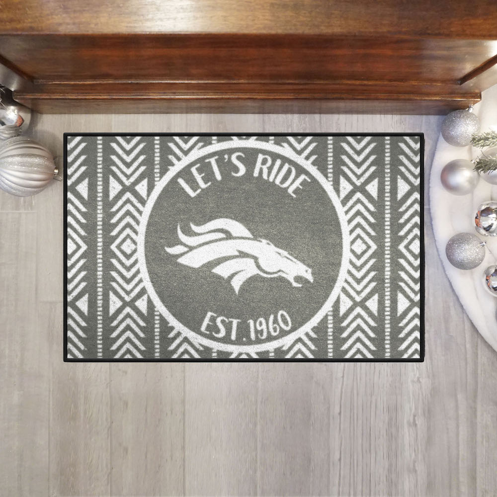 Denver Broncos SOUTHERN STYLE 20 x 30 STARTER Floor Mat