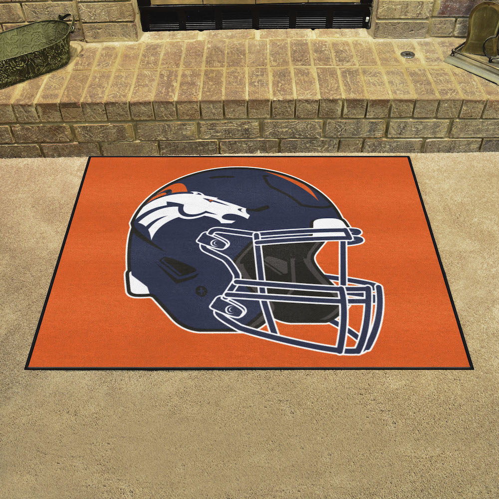 Denver Broncos 34 x 45 ALL STAR Floor Mat - Helmet Logo