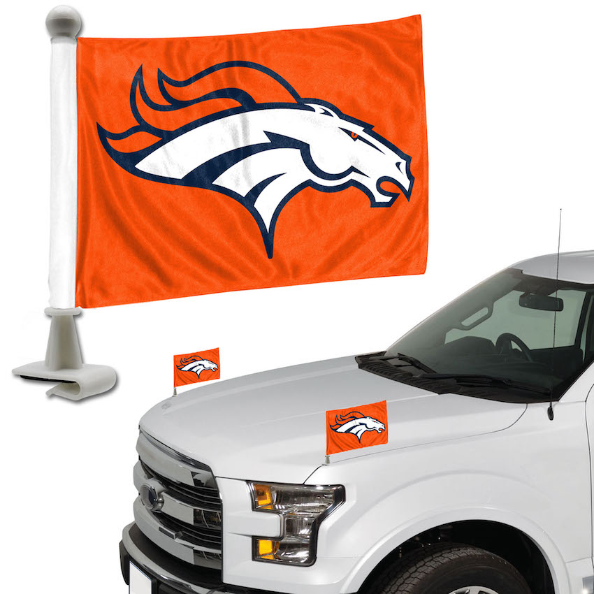 Denver Broncos Ambassador Car Flags